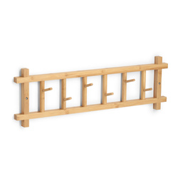 Bambusz előszobai fogas CEDRO, 68 × 22 × 2,5 cm