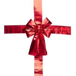 Ünnepi ajtódísz, masni, 33 x 42 cm