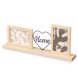 HOME álló fényképkeret, 46 x 18,5 x 8 cm