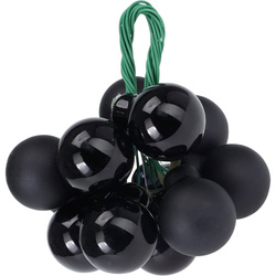 Karácsonyi díszítés gömbökkel, 12 darab