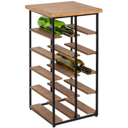 BAKOS borállvány, 30 x 30 x 60 cm, 10 palack számára