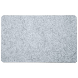 Asztali alátét, szintetikus filc, 45 x 29 cm, Kesper, szürke