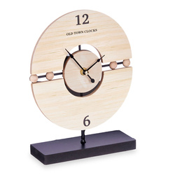 Asztali óra minimalista számlappal, 20,5 x 26,5 x 7 cm