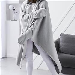 Kardigán kapucnival és ujjal, Essential, univerzális méret, 115 x 165 cm