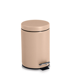 Fém fürdőszobai szemetes BRASS TONE, 3 l