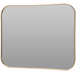 Arany keretes téglalap alakú tükör, 45 x 35 cm