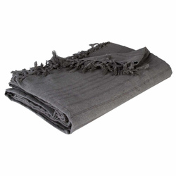 Fringes takaró az ágyra, 160 x 220 cm, szürke