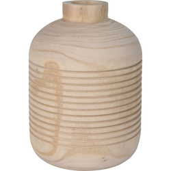 Fából készült váza, Ø 15 cm