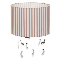 SCOTT gyerekszoba lámpa, kutyák, Ø 29 cm