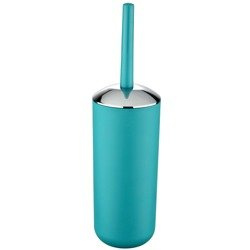 BRASIL WC-kefe tartó + WENKO WC-kefe, türkiz színű