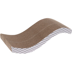 Macska kaparó kartonból, hullámos.