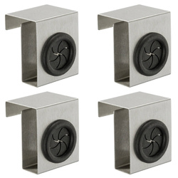 Konyhai kampók készlet, push funkcióval, 4 darab