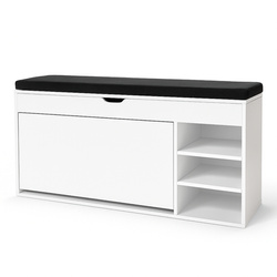 GRADIA cipőtartó padkázattal és kihúzható polcokkal, 100 x 34 x 50 cm