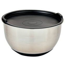 Többfunkciós tál szilikon fedéllel, 16 x 10 cm