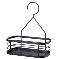 COZY CORE fürdőszobai kozmetikai kosár, 22,5 x 12 x 26 cm, fekete