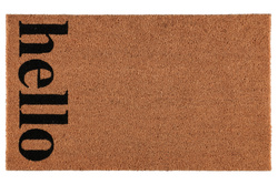 HELLO kókuszrost lábtörlő, 45 x 75 cm