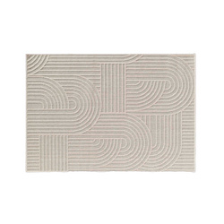 Téglalap alakú nappali szőnyeg, fonott mintával, EZIO