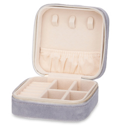 VELVET ékszerdoboz, 10 x 10 x 5 cm