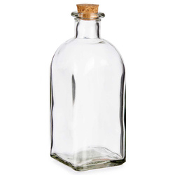 Üvegpalack dugóval