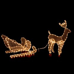 Karácsonyi rénszarvas 240 LED, kültéri fénydísz