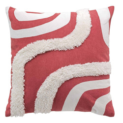 MIRADE dekoratív párnahuzat, absztrakt minta, tuftált pamut, 40 x 40 cm