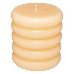 Díszgyertya VIBES, illatmentes, Ø 9,5 cm