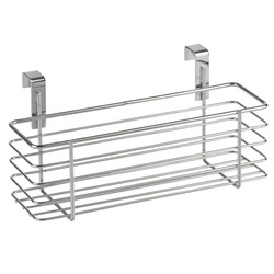 Többfunkciós tárolókosár, WENKO, ezüst