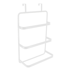 Fürdőszobai ajtóra akasztható törölközőtartó, 3 törölközőhöz, 89 x 42 x 22 cm