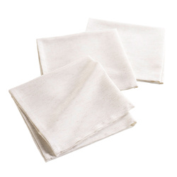 Asztali három darabos szalvéta készlet, len utánzat, 40 x 40 cm