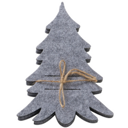 Filcowe evőeszköztartó FILZY fenyőfa alakban