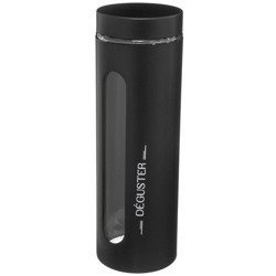 Fekete üveg ételtároló, 1900 ml