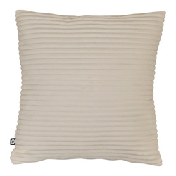 Corduroy párna, flanel ARUM, 38 × 38 cm, fehér