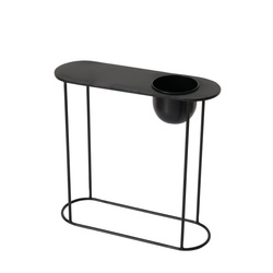 Fém segédasztal PLUTO, magassága 56 cm