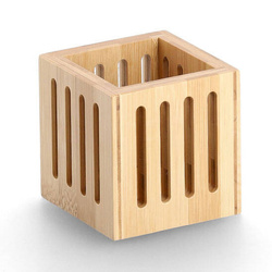 Bambusz tolltartó, 8 x 8 x 8 cm