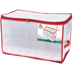 Karácsonyi díszek és díszek tárolódoboza NIEVE, 56,5 x 33 x 34 cm