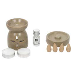 HAPO illatlámpa + füstölőpálcák, 9 elemből