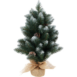 Havas műfenyő tobozokkal, 60 cm