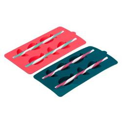 Jégkocka forma GYÜMÖLCS, szilikon, 21 x 10,5 cm, 2 darab