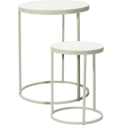 Kerek SELI kávéasztal szett, 2 darab