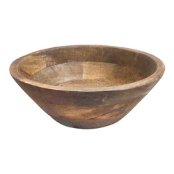 Fából készült tál, 30 x 30 x 10 cm