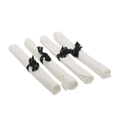 Asztali terítők tányérok alá, pamut, 4 darab, 48 x 33 cm