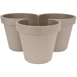 Cserép három virágnak, Ø 44 x 20 cm