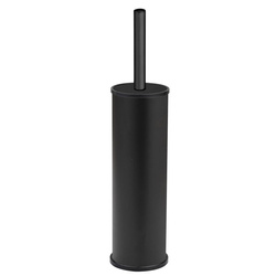 OLMEDO WC kefe zárt rozsdamentes acél tartóban, Ø 8,5 cm