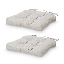 Székpárnák foltvarrással és zsinórral, 40 × 40 cm