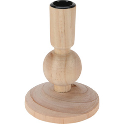Fából készült gyertyaállvány, természetes