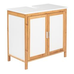FINJA mosdószekrény, bambuszból és MDF-ből, 65 x 60 x 33 cm, WENKO