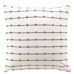 LINECHIC dekoratív párna, újrahasznosított pamut, 45 x 45 cm