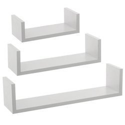 Dekoratív polcok készlete, 3 darab