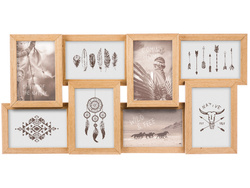 Több fényképhez készült fa keret, fényképkeret, falra akasztható fényképkeretek, fényképkeretek, multikeret, fa keretek