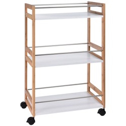 BAMBOO fürdőszobai kocsi, polc - 3 szint